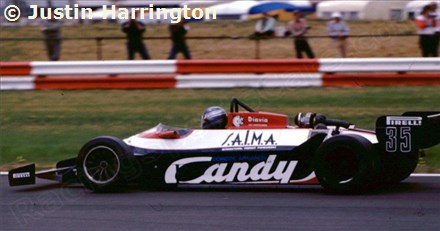 35 - Toleman TG181 Hart Turbo #TG181-02 - Candy Toleman Motorsport