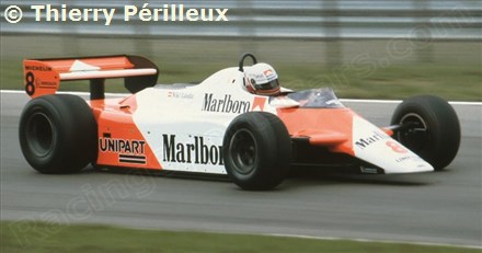 8 - McLaren MP4/1B Ford #MP4/1-06 - Marlboro McLaren International