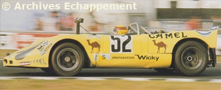 52 - Porsche 908/02 #010 - André Wicky Racing Team
