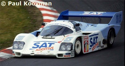 10 - Porsche 962C #114 - S A T Porsche Kremer Team