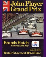 Programme Cover - GP Great Britain 1974
