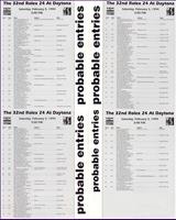 Entry List - Daytona 24 Hours 1994