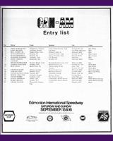 Entry List - Can-Am Edmonton 1973