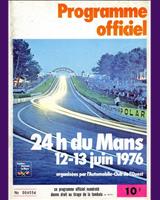 Programme Cover - Le Mans 24 Hours 1976