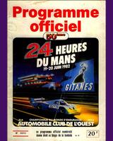 Programme Cover - Le Mans 24 Hours 1982