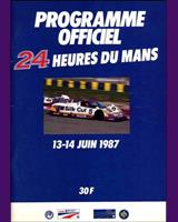 Programme Cover - Le Mans 24 Hours 1987