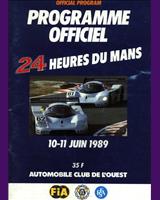 Programme Cover - Le Mans 24 Hours 1989