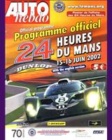 Programme Cover - Le Mans 24 Hours 2002