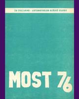 Programme Cover - M ČSSR Most 1976