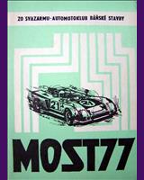 Programme Cover - M ČSSR Most 1977