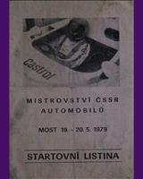 Programme Cover - M ČSSR Most 1979