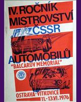 Programme Cover - M ČSSR Ostrava 1976