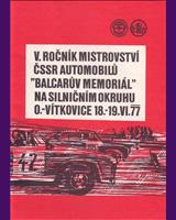 Programme Cover - M ČSSR Ostrava 1977