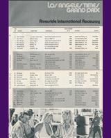 Entry List - Can-Am Riverside 1973
