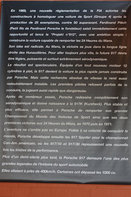Porsche 917 Exhibition - Gargas - France (event report and photos by Raymond Bonnello) - picture number 004