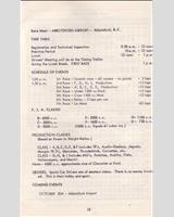 Schedule of Events - ICNSCC Abbotsford [AP+BP+CP+DP+EP] 1957