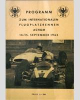 Programme Cover - DARM GT Achum 1963