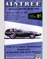 Programme Cover - GP Aintree 1959