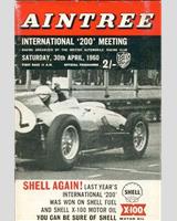 Programme Cover - Aintree 200 Meeting - Grand Touring 1960