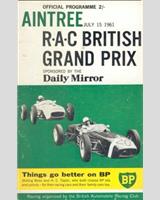 Programme Cover - GP Aintree 1961