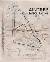 Track Map - Aintree 200 Meeting - Sports 1962