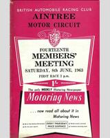 Programme Cover - BARC Aintree - Handicap Race C 1963