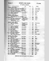 Entry List - Aintree 200 Meeting - Sports 1964