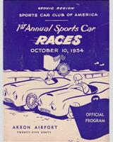 Programme Cover - Preliminary Akron [S1.5] 1954