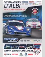 Programme Cover - FFSA French GT Championship Albi 2010