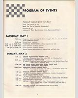 Schedule of Events - Preliminary Andrews [BM+CM+DM+EM+FM+CP+DP+EP] 1954