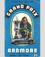 Programme Cover - GP Ardmore 1956