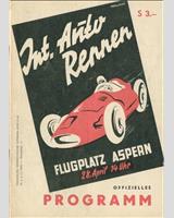 Programme Cover - Wien-Aspern - Sports 1100 cc and GT 1300 cc 1957