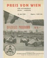 Programme Cover - Aspern [GT] 1961