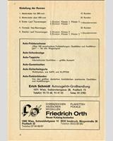 Schedule of Events - ETCC Aspern [Div.1] 1966