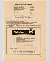 Schedule of Events - Aspern [SRP] 1967