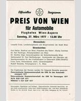 Schedule of Events - Aspern [T/GT/Gr.5] 1977