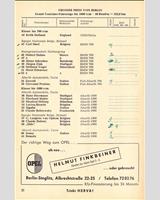 Entry List - Berlin Grand Prix 1962