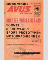 Programme Cover - GP Avus 1967