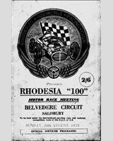 Programme Cover - Belvedere 1959