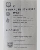 Schedule of Events - Bernau [S1.3] 1972