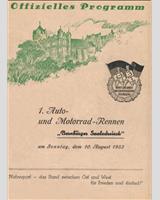 Programme Cover - Saaledreieck 1952