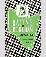 Programme Cover - WECC Boreham [S2.5/1.5s] 1951