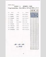 Entry List - Boreham National - Sports over 1500 cc & 1100 cc s/c 1952