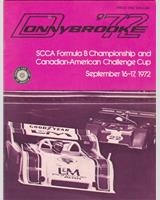 Programme Cover - Can-Am Donnybrooke 1972