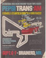 Programme Cover - Trans-Am Brainerd 1975