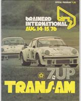 Programme Cover - Trans-Am Brainerd 1976