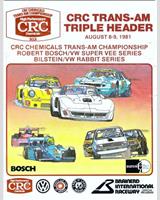 Programme Cover - Trans-Am Brainerd 1981