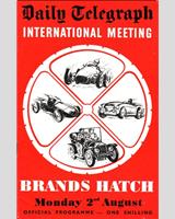 Programme Cover - Brands Hatch International [S1.5 Heat 1] 1954
