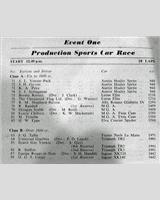 Entry List - National Brands Hatch [Production] 1959