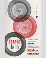 Programme Cover - Autosport Brands Hatch [GT1.0] 1962
